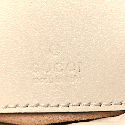 Gucci Calfskin Matelasse Mini GG Marmont 2.0 Bucket Bag White 6 of 11