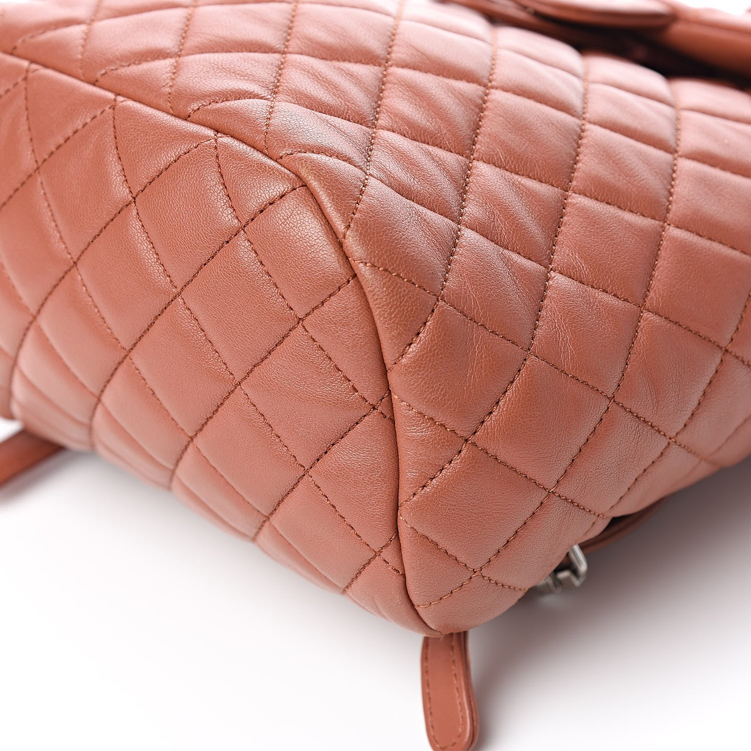 Chanel Lambskin Quilted Small Urban Spirit Backpack Brown 9 of 10