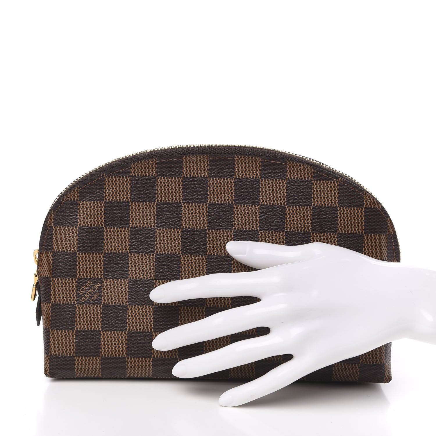 Louis Vuitton Damier Ebene Cosmetic Pouch GM 2 of 9