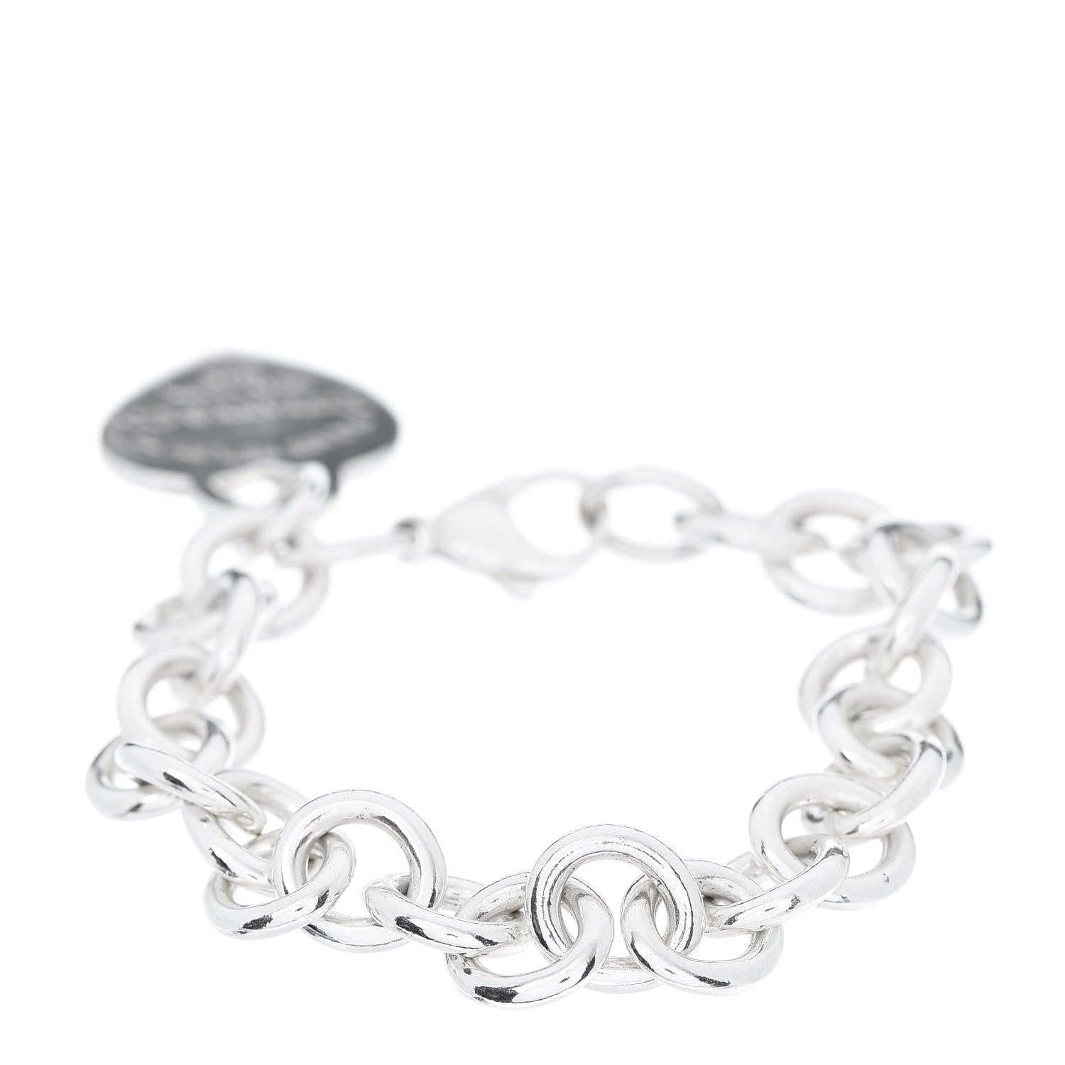 Tiffany Sterling Silver Return to Heart Tag Charm Bracelet 3 of 6