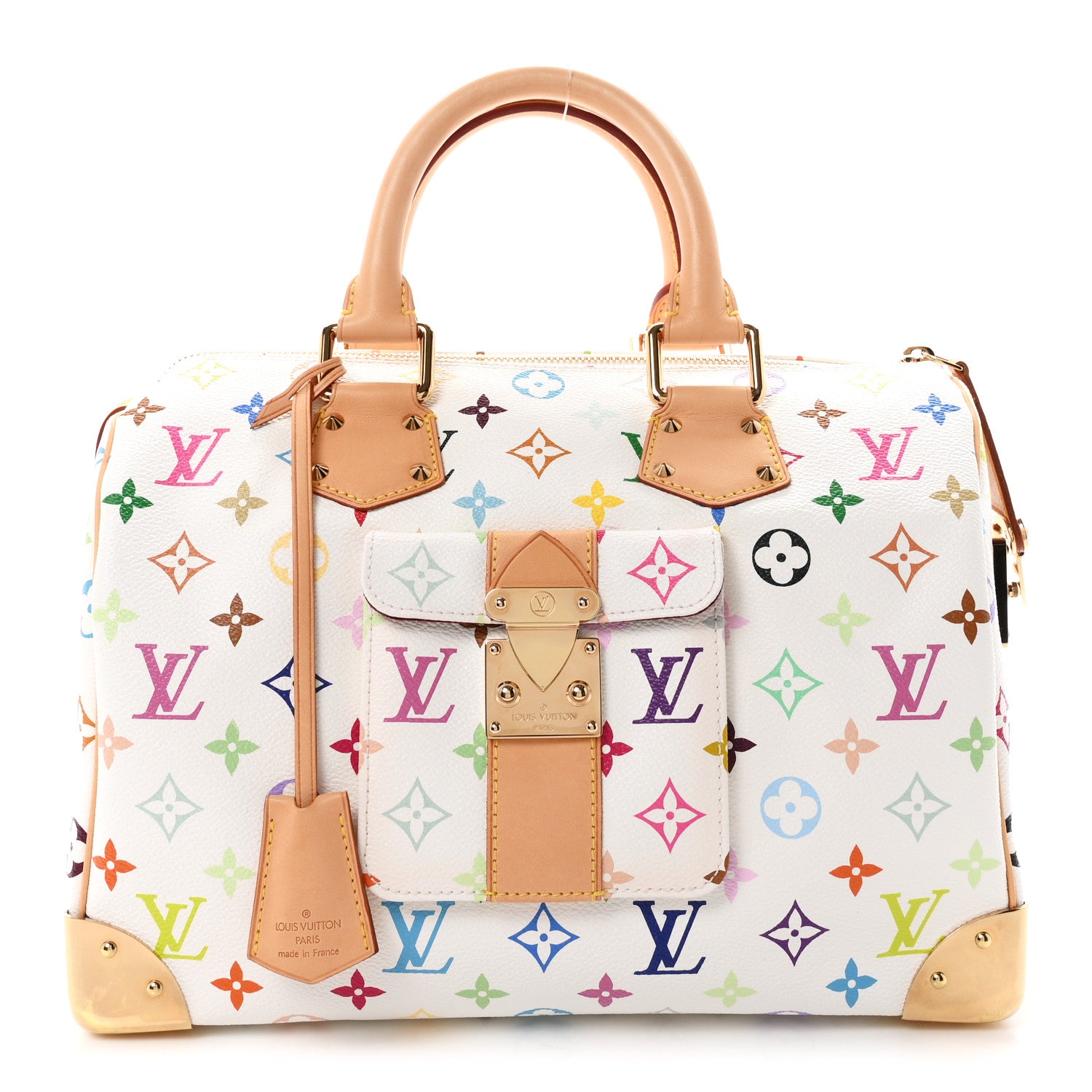 Louis Vuitton Monogram Multicolor Speedy 30 White 1 of 9