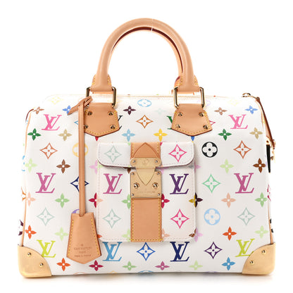 Louis Vuitton Monogram Multicolor Speedy 30 White 1 of 9