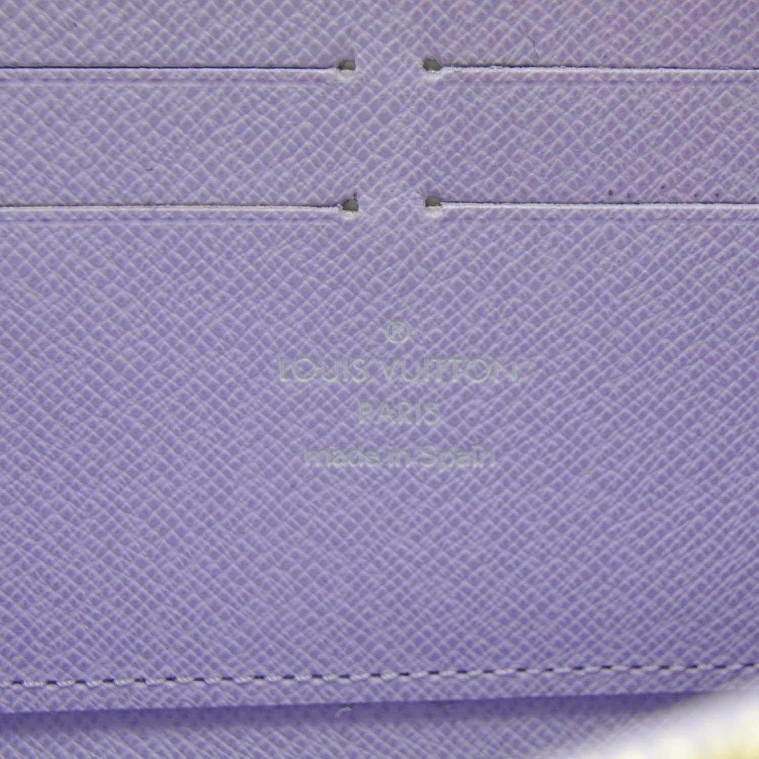 Louis Vuitton Monogram Multicolor Zippy Wallet Black Violet 6 of 7