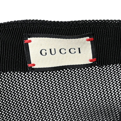 Gucci X SEGA Calfskin GUCCY Stars Baseball Hat XL Black Gold 9 of 9