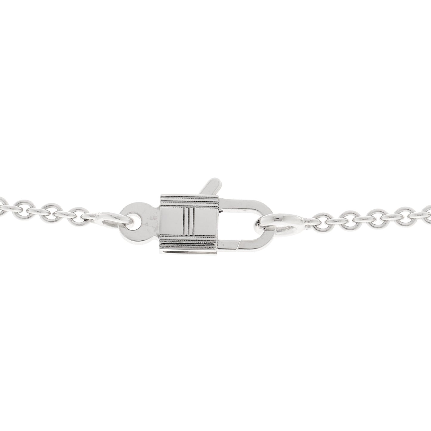 18K White Gold Diamond Constance Amulettes Pendant Necklace
