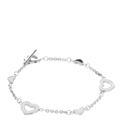 Tiffany Sterling Silver Heart Toggle Bracelet 1 of 4
