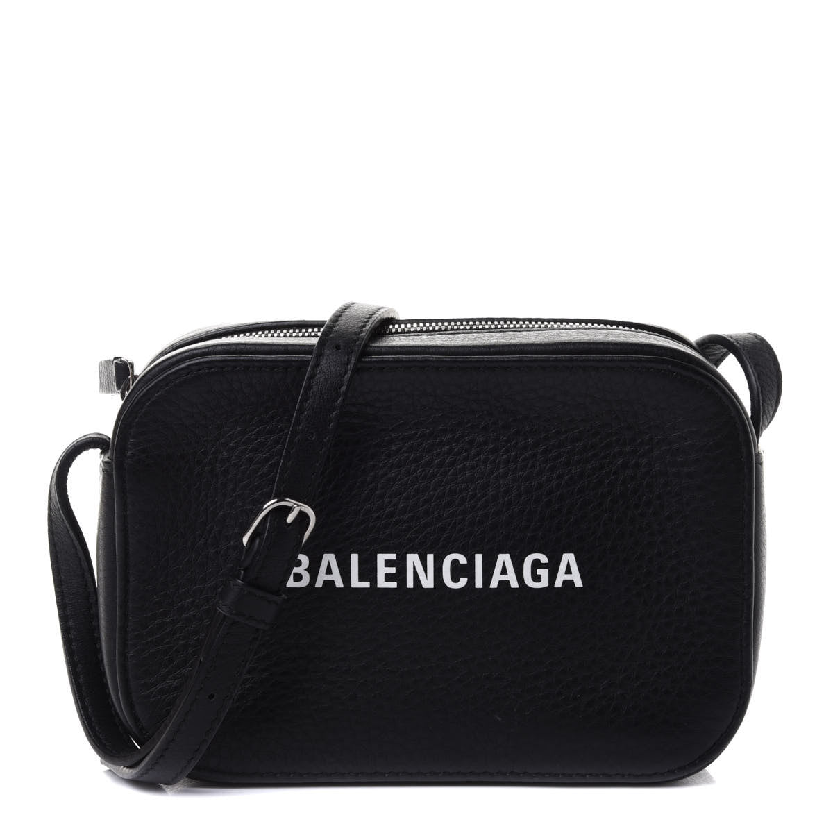 Balenciaga Calfskin Logo XS Everyday Camera Bag Black 1 of 4