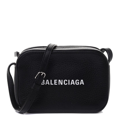 Balenciaga Calfskin Logo XS Everyday Camera Bag Black 1 of 4