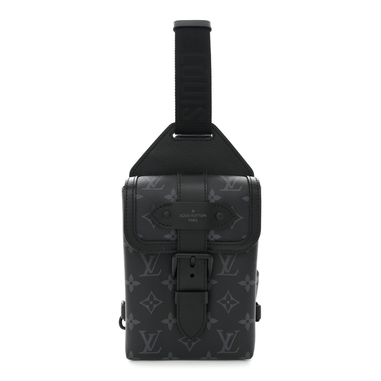 Monogram Eclipse Saumur Slingbag Black
