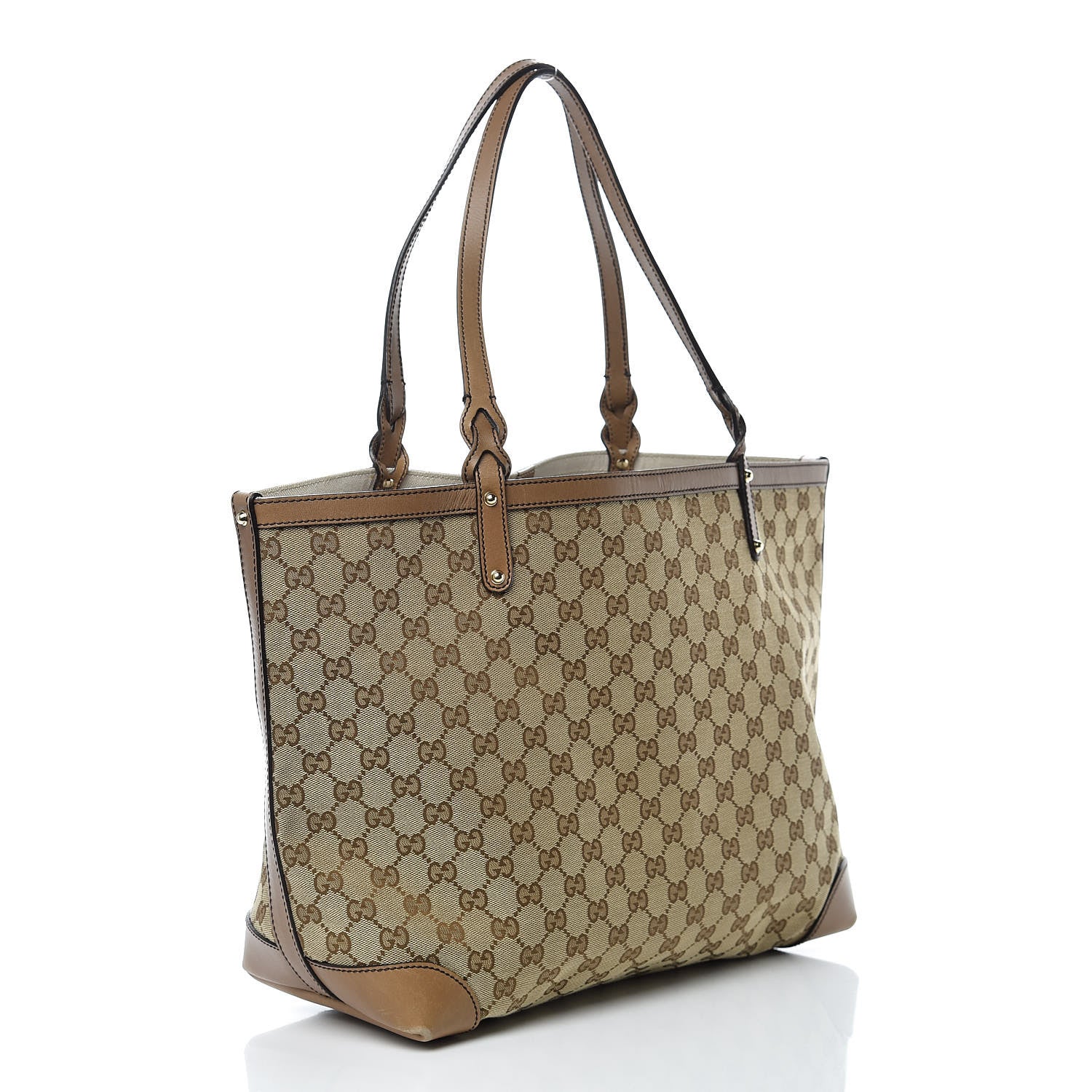 Gucci Monogram Medium Craft Tote Brown 4 of 15