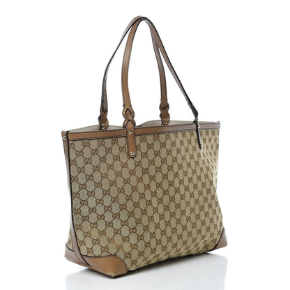 Gucci Monogram Medium Craft Tote Brown 4 of 15