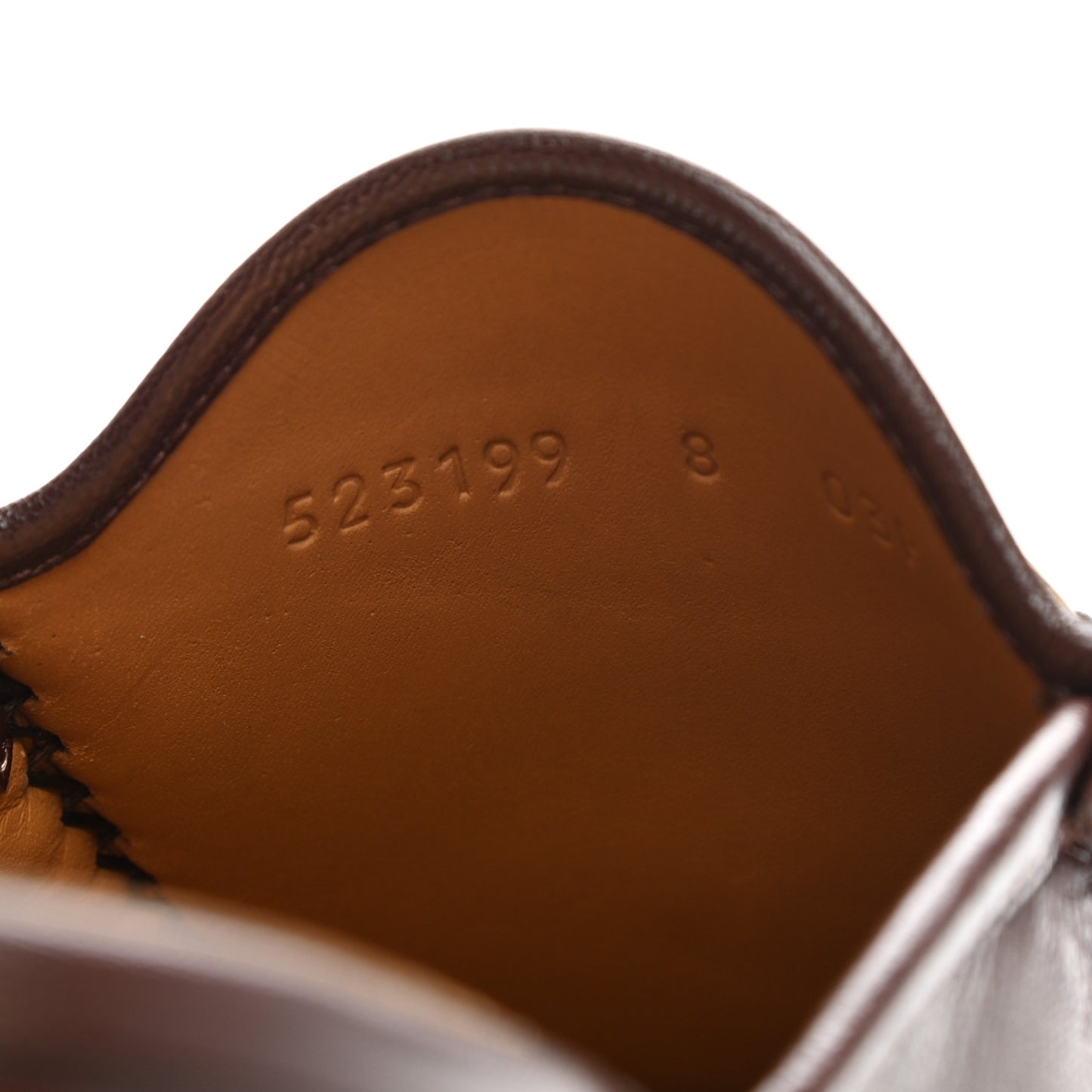 Goatskin Mens Horsebit Slippers 8 Brown