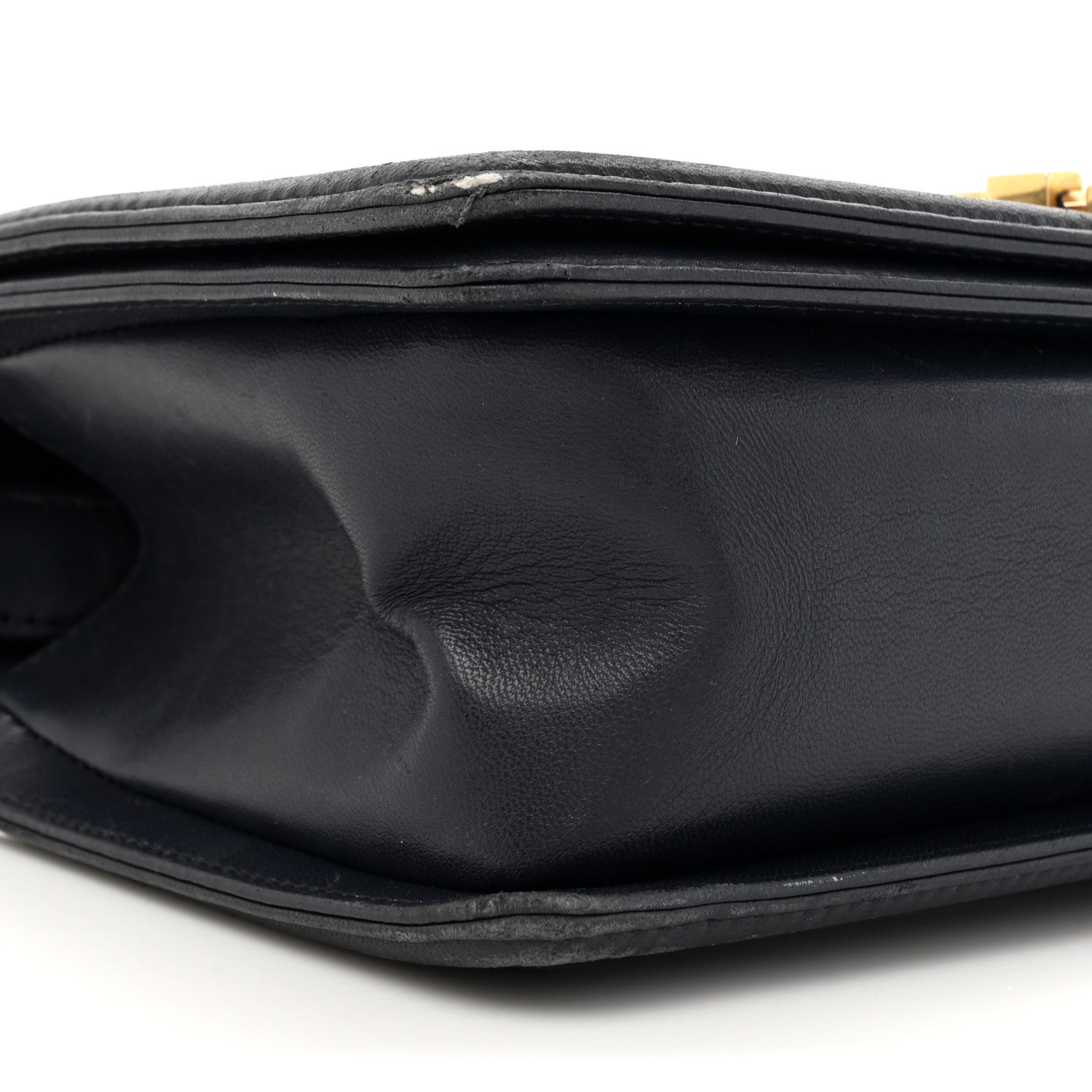 Chanel Lambskin Quilted Medium Boy Flap Dark Navy 10 of 18