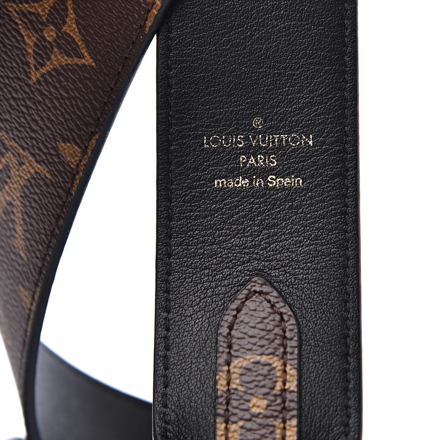 Monogram Bandouliere Shoulder Strap Black