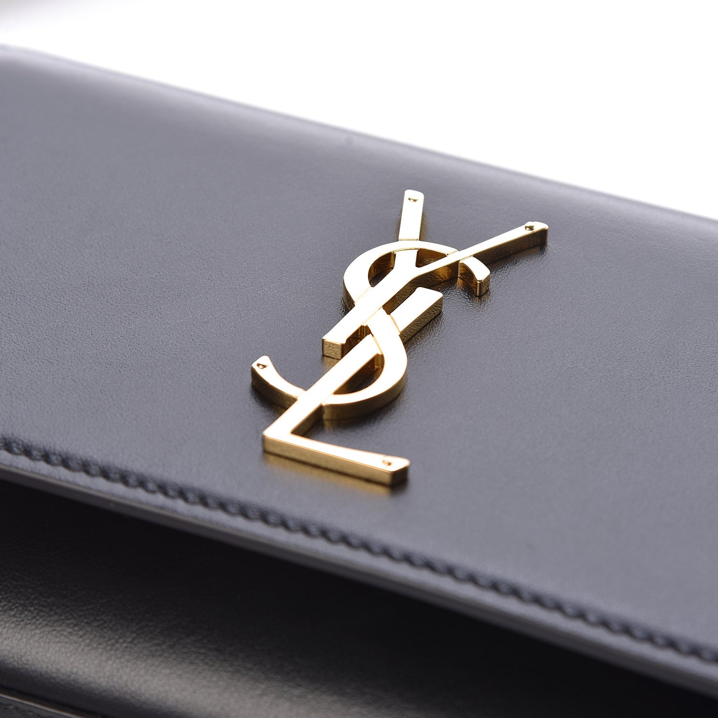 Smooth Calfskin Monogram Kate Belt Bag Black