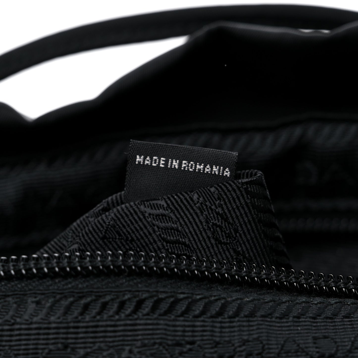 Tessuto Nylon Saffiano Medium Backpack Black