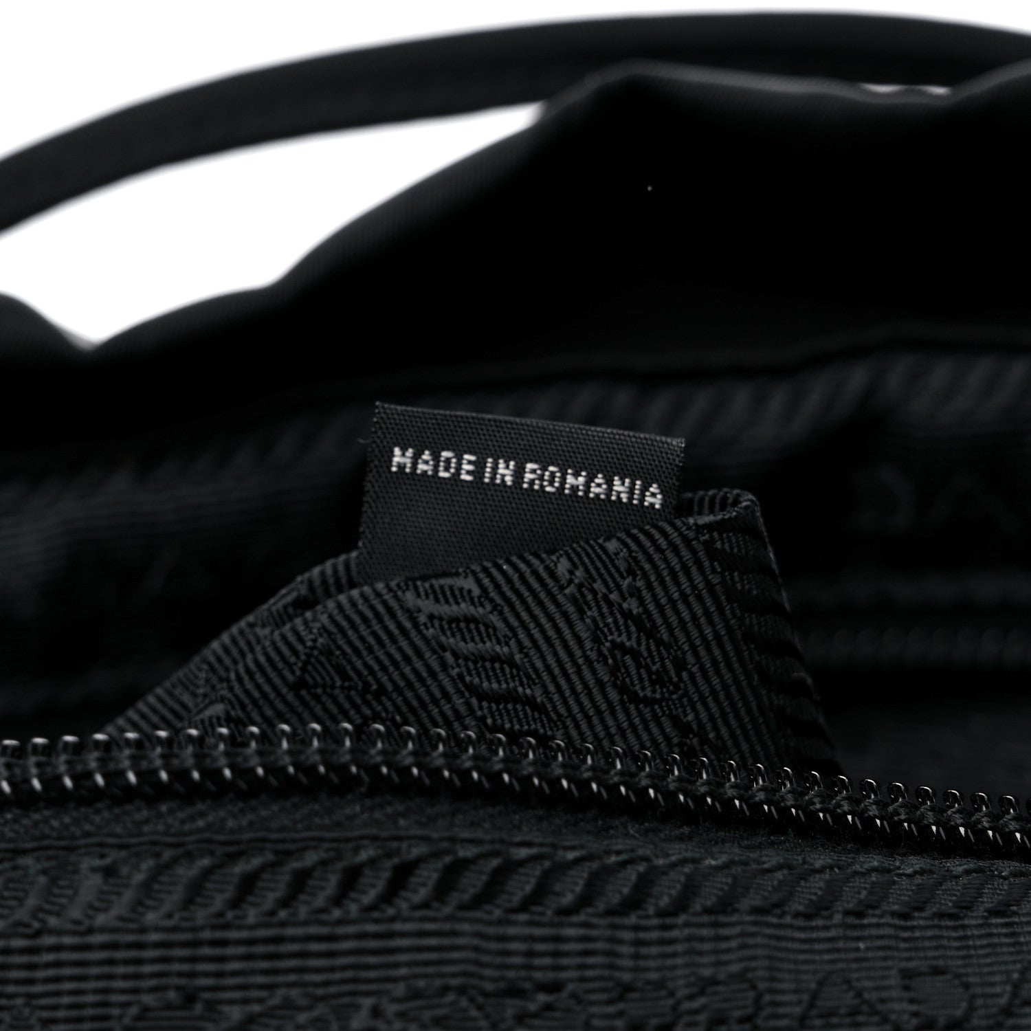 Prada Tessuto Nylon Saffiano Medium Backpack Black 7 of 9