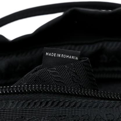 Prada Tessuto Nylon Saffiano Medium Backpack Black 7 of 9
