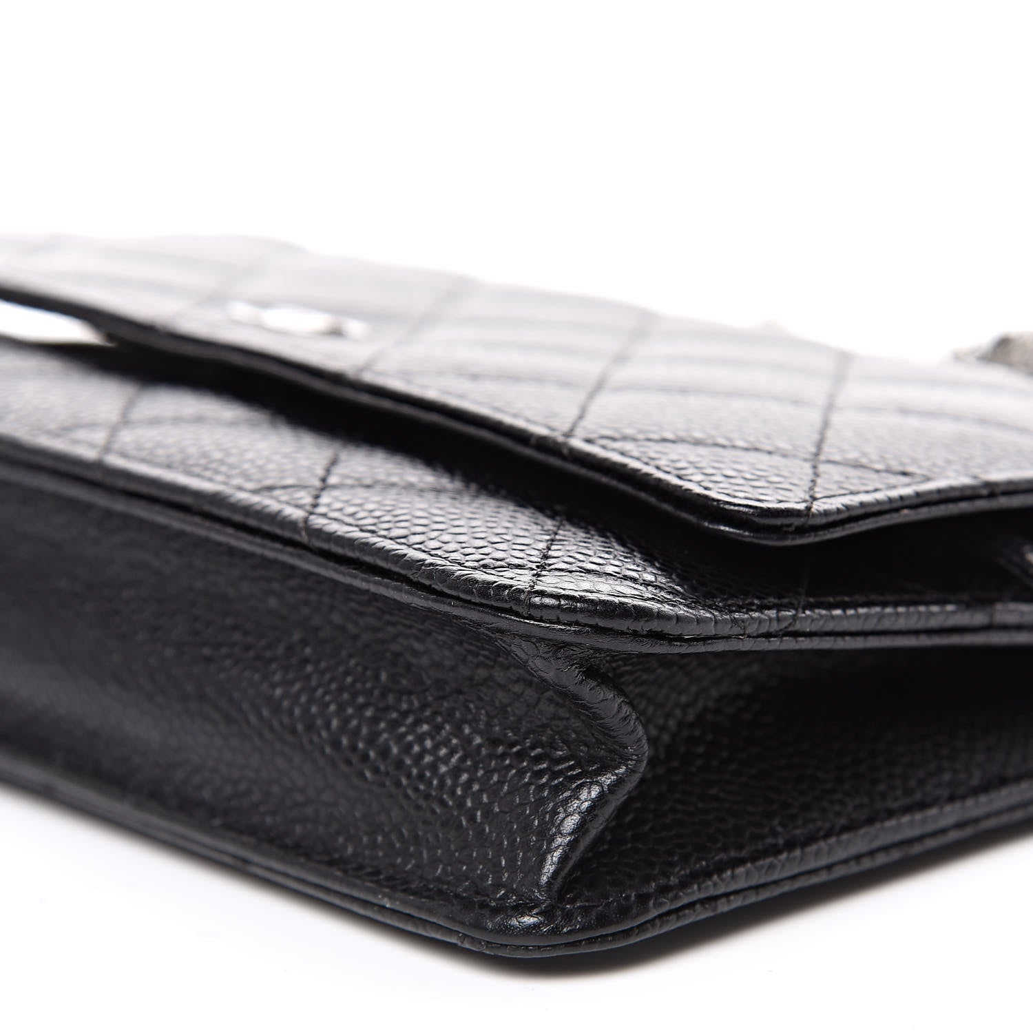 Chanel Caviar Quilted Wallet On Chain WOC Black 9 of 10