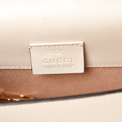 Gucci Calfskin Super Mini Sylvie Chain Shoulder Bag White 6 of 8