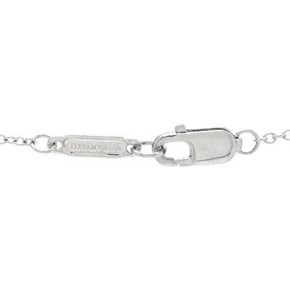 Tiffany Platinum Diamond Jazz Drop Pendant Necklace 5 of 5