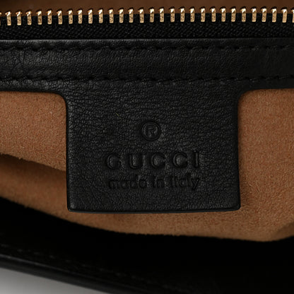 Gucci GG Supreme Monogram Medium Padlock Tote Black 6 of 12