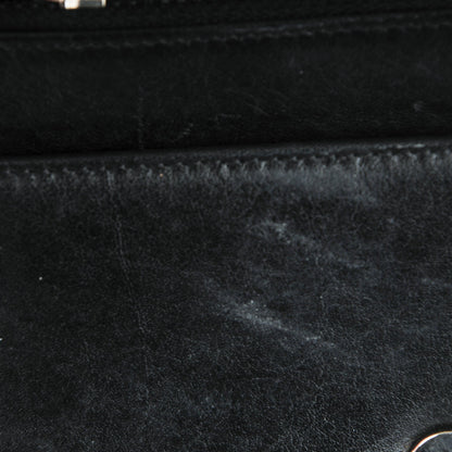 Chanel Lambskin Studded CC Wallet On Chain WOC Black 13 of 13
