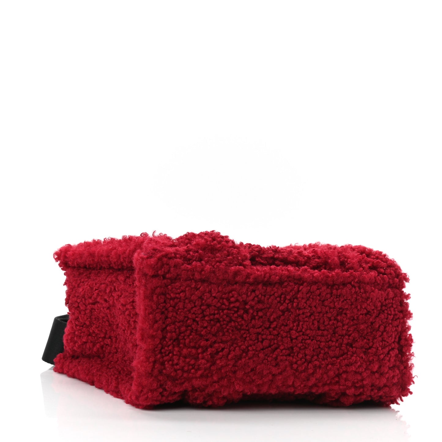 Polyester Cotton Mini The Teddy Traveler Tote Bag Red Wine
