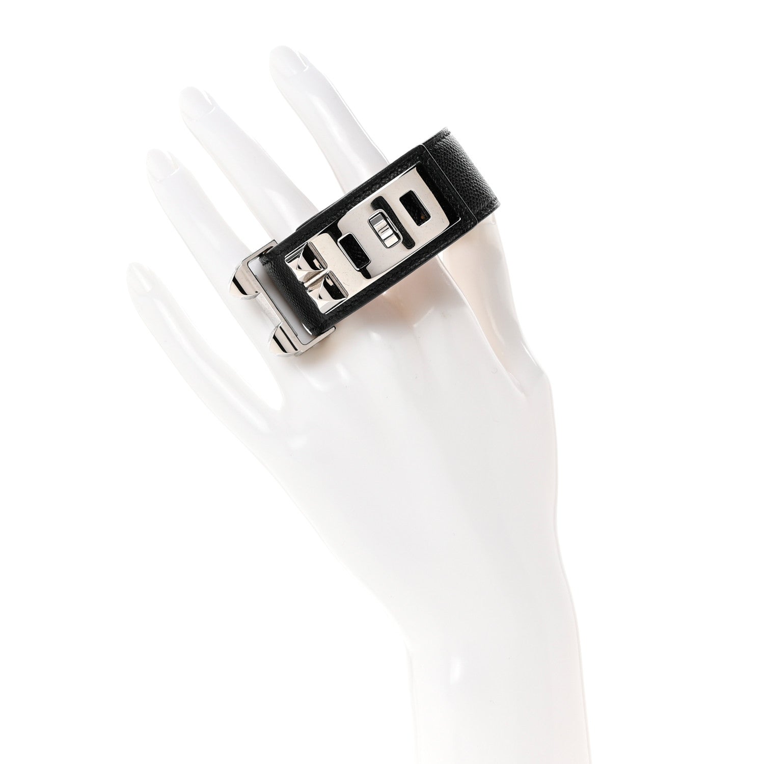 Hermes Epsom Collier de Chien CDC 24 Bracelet T2 Black 2 of 9