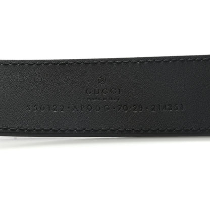 Gucci Calfskin Zumi 30mm Belt 70 28 Black 3 of 7