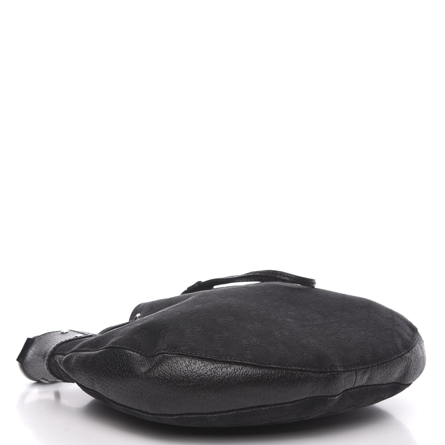 Monogram Drawstring Hobo Black