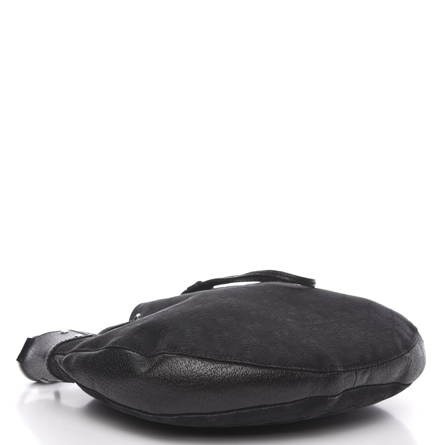 Gucci Monogram Drawstring Hobo Black 3 of 12