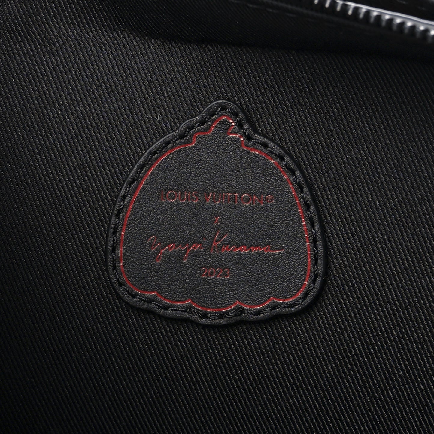 LV X YK Taurillon Monogram Handle Soft Trunk Black Red