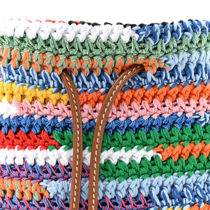 Miu Miu Fabric Crochet Drawstring Pouch Multicolor 7 of 10