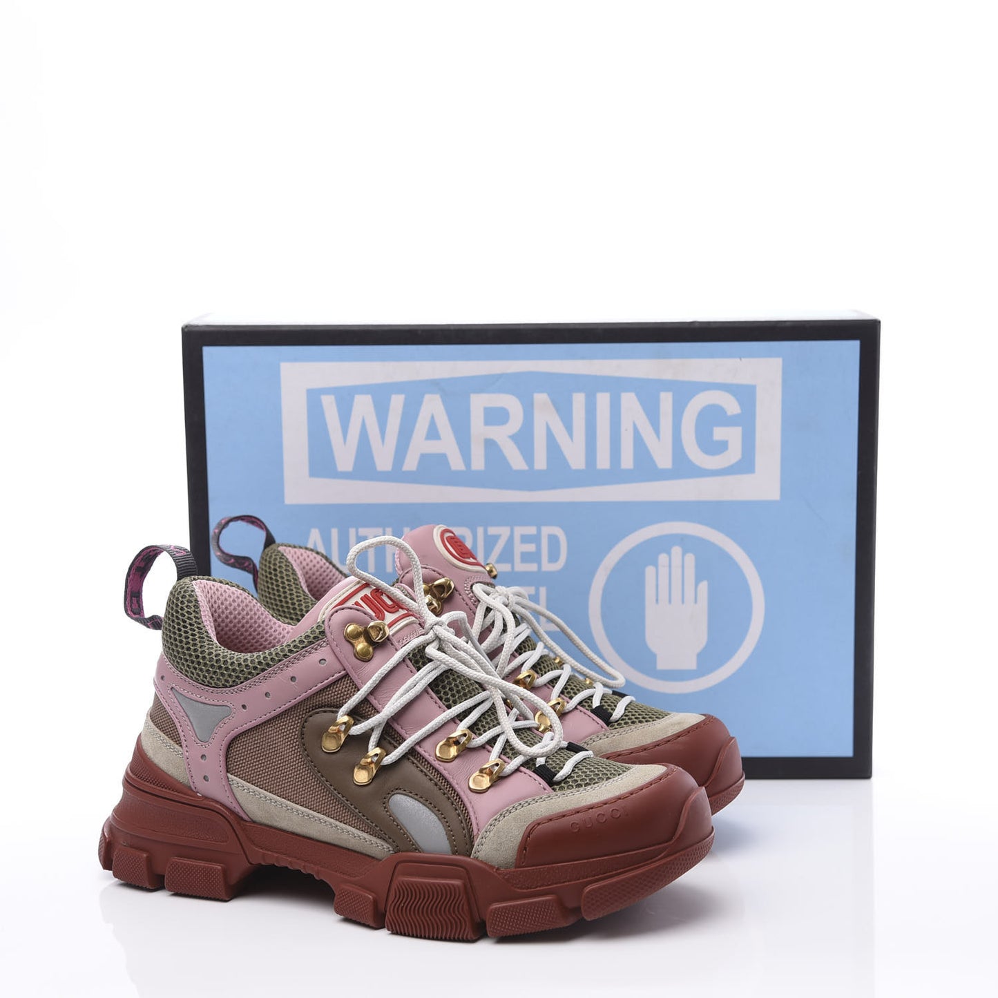 X SEGA Mesh Canvas Calfskin Womens Flashtrek Sneakers 39 Military Oatmeal Carmine Rose Ardesia