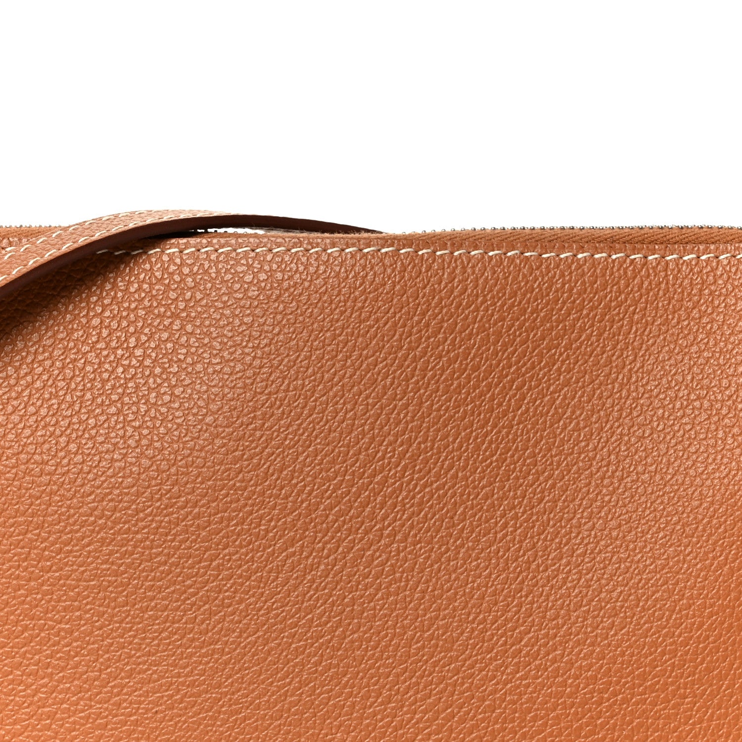 Hermes Evercolor Chaine d'Ancre Zipengo Pochette To Go Gold 8 of 10