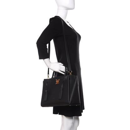 Louis Vuitton Calfskin Lockmeto Black 2 of 11