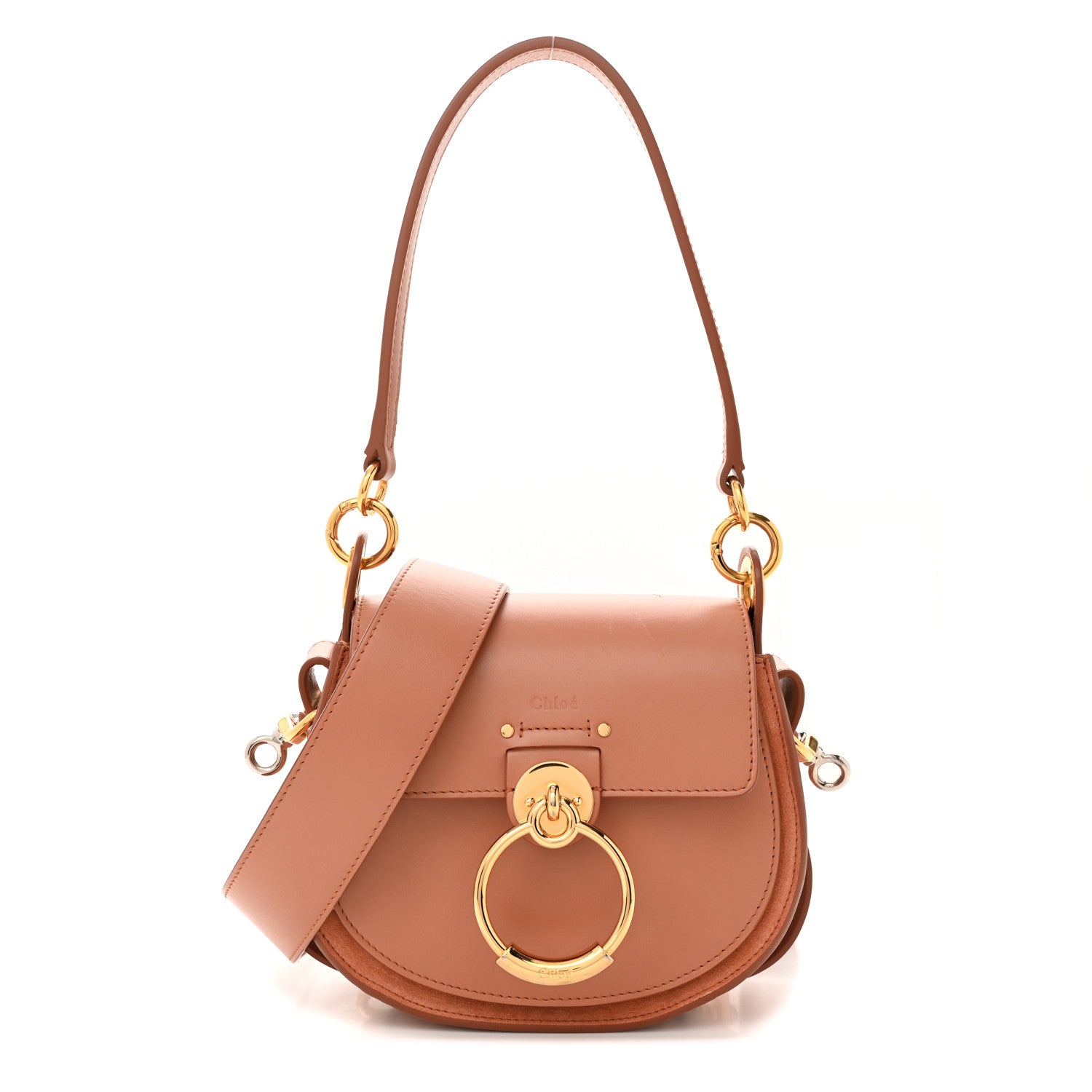 Chloe Calfskin Small Tess Bag Muted Brown 1 of 16