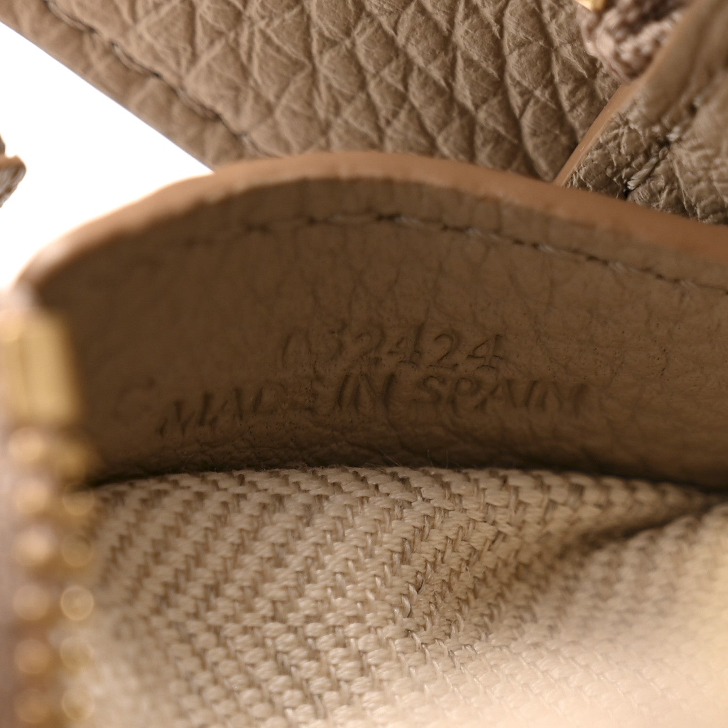 Loewe Soft Grained Calfskin Mini Puzzle Edge Bag Sand 7 of 10