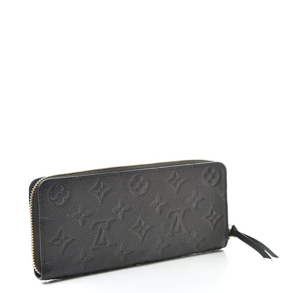 Louis Vuitton Empreinte Clemence Wallet Black 3 of 7