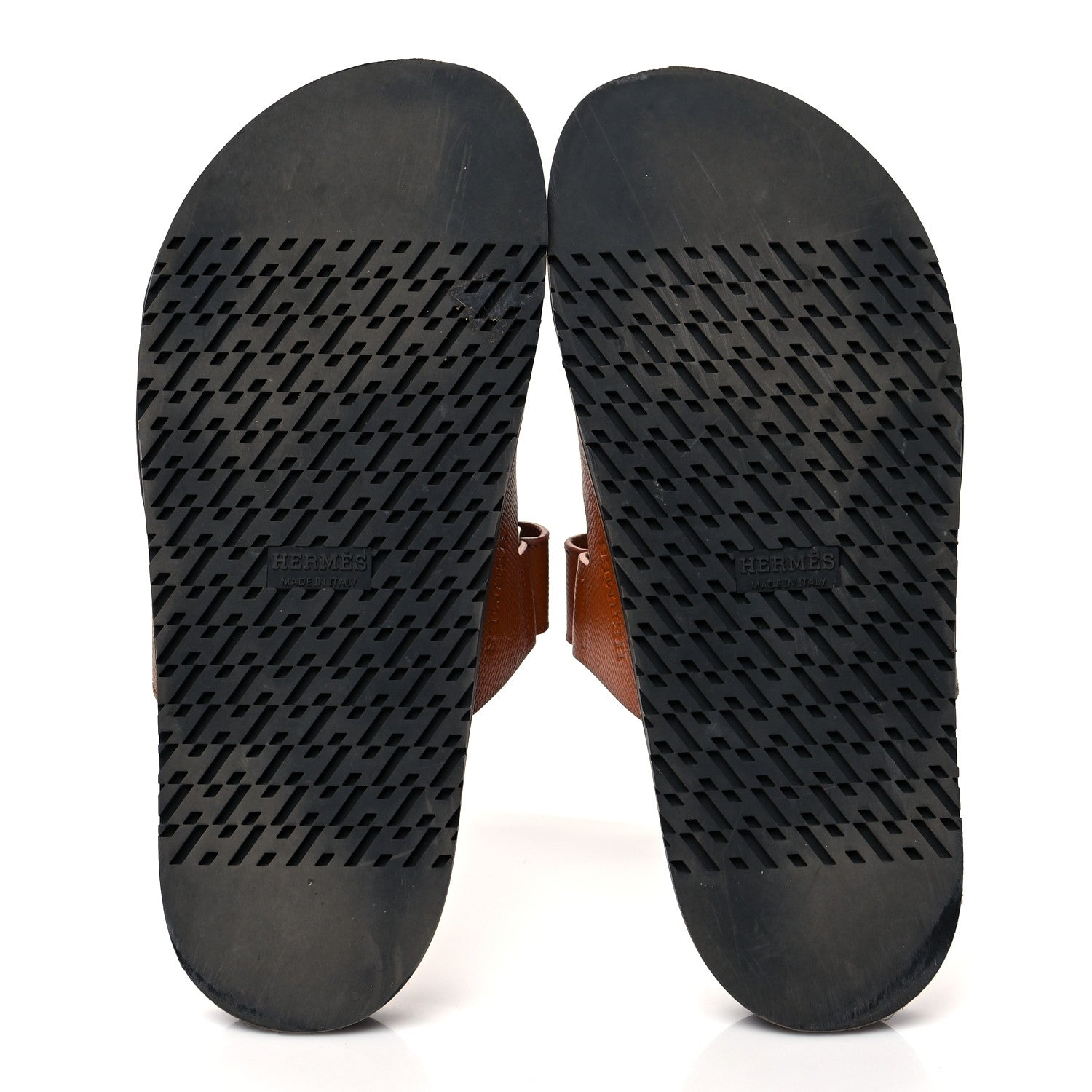 Hermes Epsom Womens Chypre Sandals 38 Natural 5 of 8