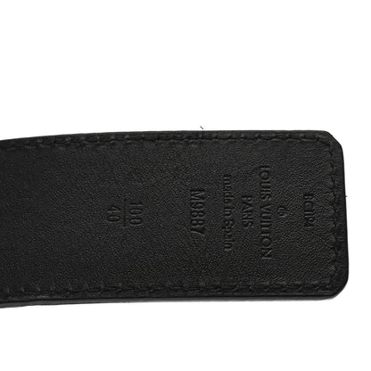 Louis Vuitton Calfskin 40mm LV Initiales Reversible Belt 100 40 Navy 100/40 Black Dark Brown 5 of 6