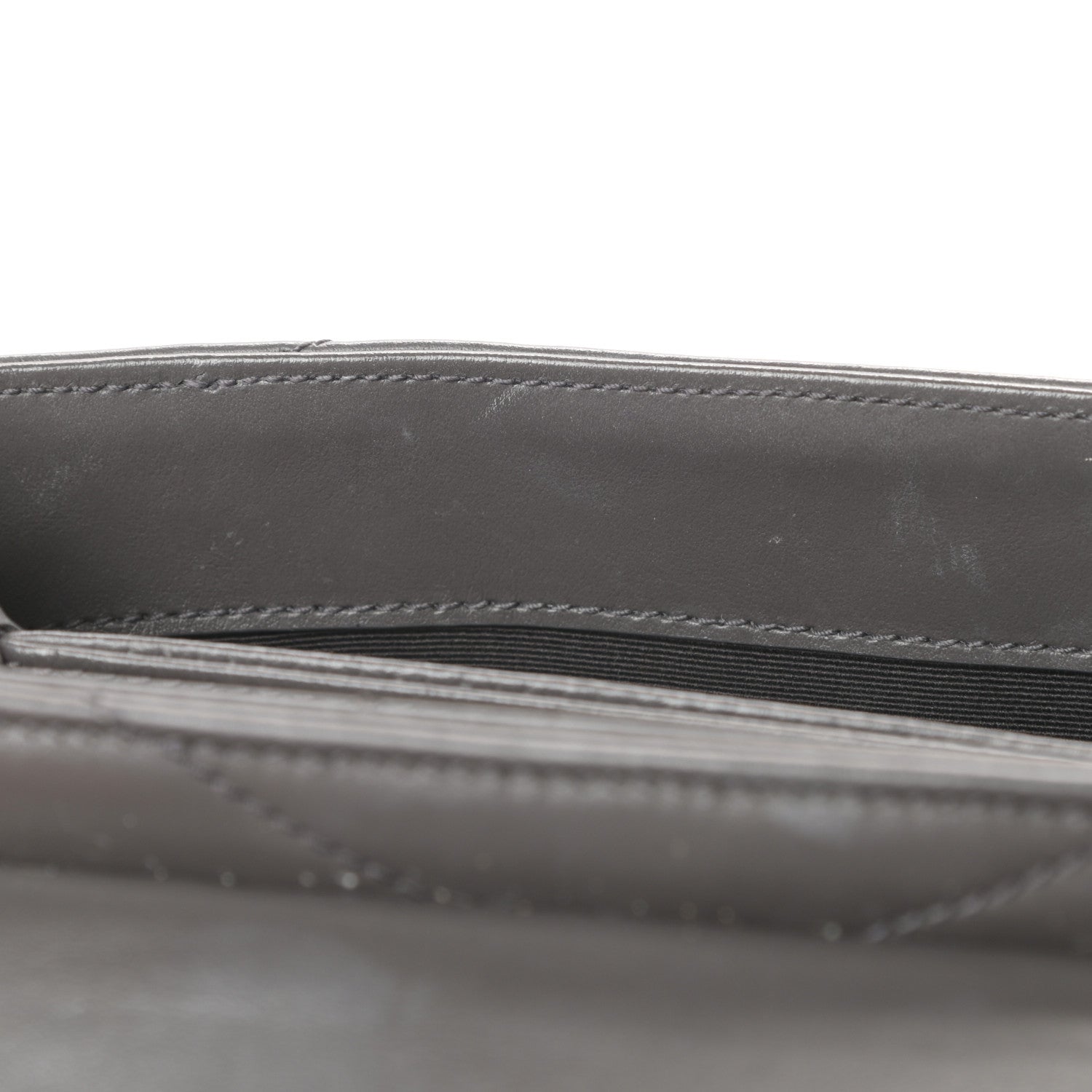 Saint Laurent Calfskin Y Quilted Monogram Toy Loulou Crossbody Bag Storm 6 of 18
