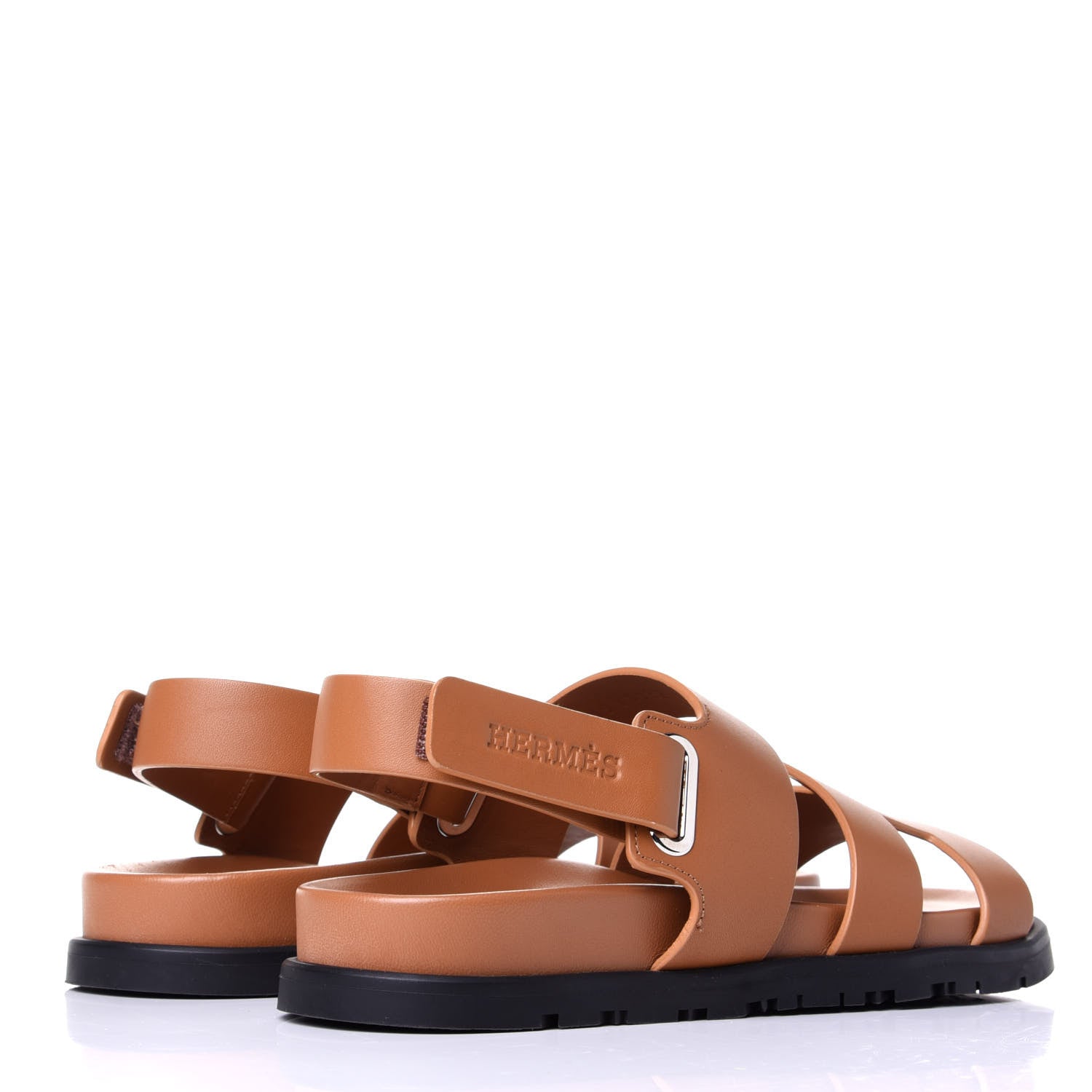 Hermes Calfskin Womens Takara Sandals 35 Gold 4 of 10