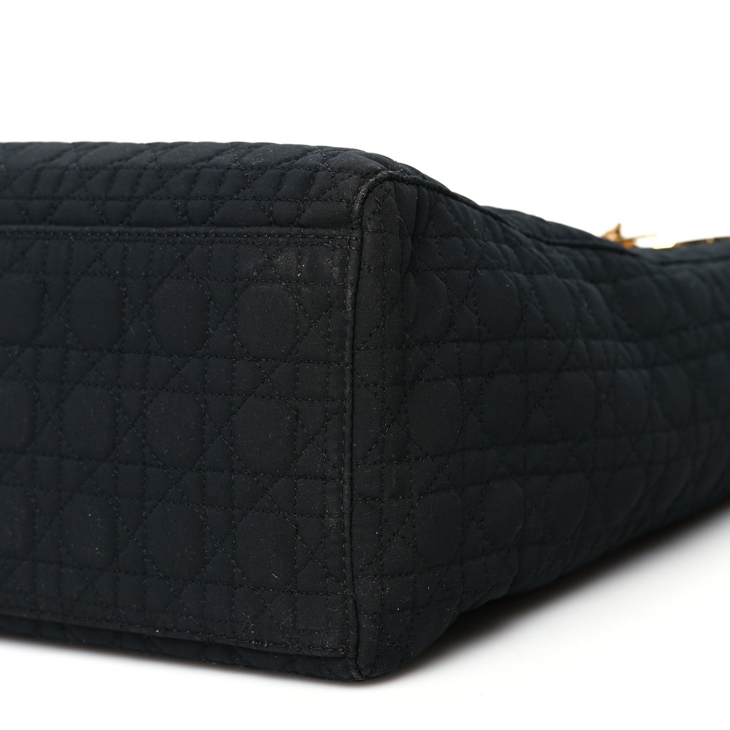 Nylon Cannage Large Lady Dior Black