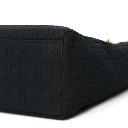 Christian Dior Nylon Cannage Large Lady Dior Black 10 of 10