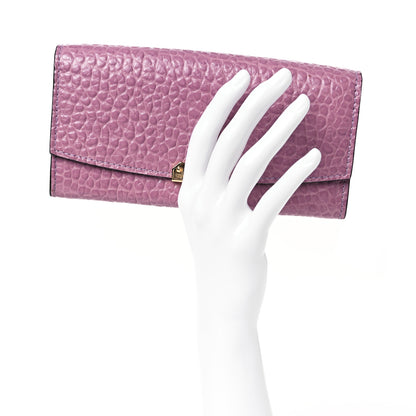 Burberry Signature Grain Porter Continental Wallet Pink Heather 2 of 16