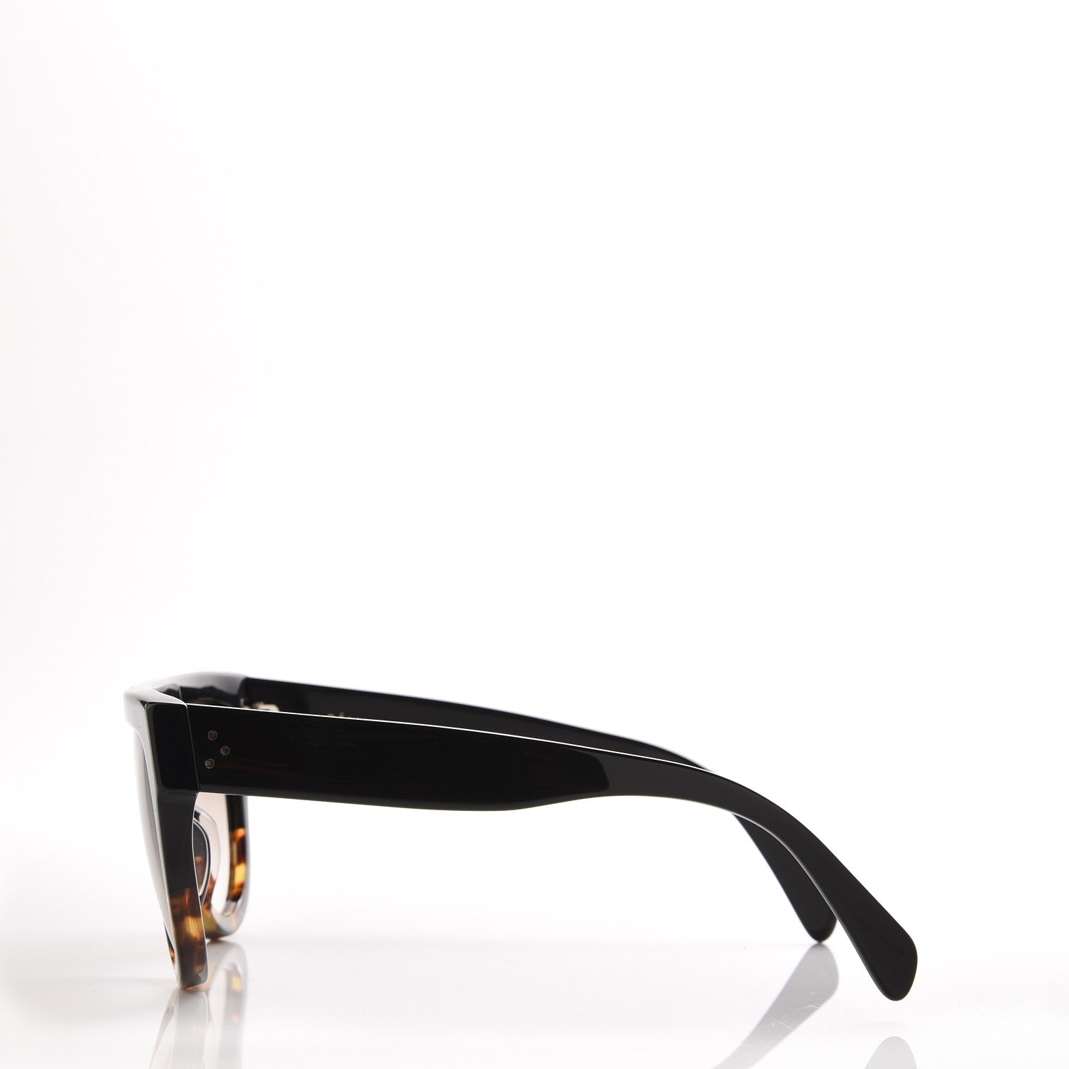 Celine Shadow Sunglasses CL 41026/S Black Havana 3 of 7