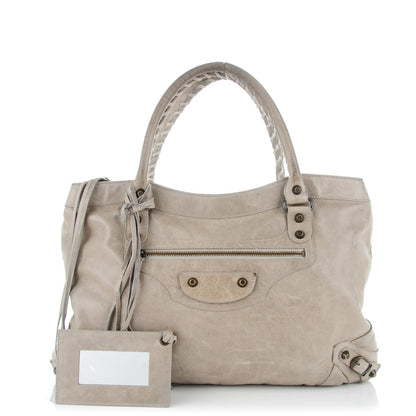 Balenciaga Chevre Classic Hardware Purse Greige 1 of 11