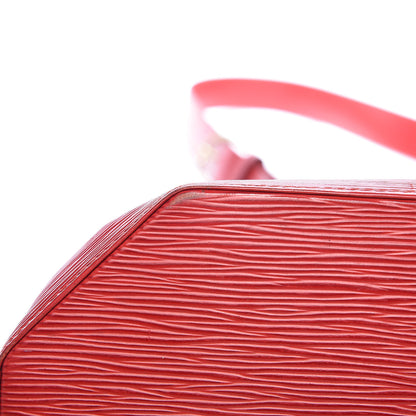 Louis Vuitton Epi Sac D'Epaule Castillan Red 10 of 13